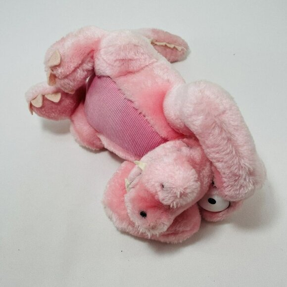 Vintage Dakin Pink Alligator Plush 10" Toy Peekaboo Bulging Eyes Hide Seek Shy - Picture 5 of 11